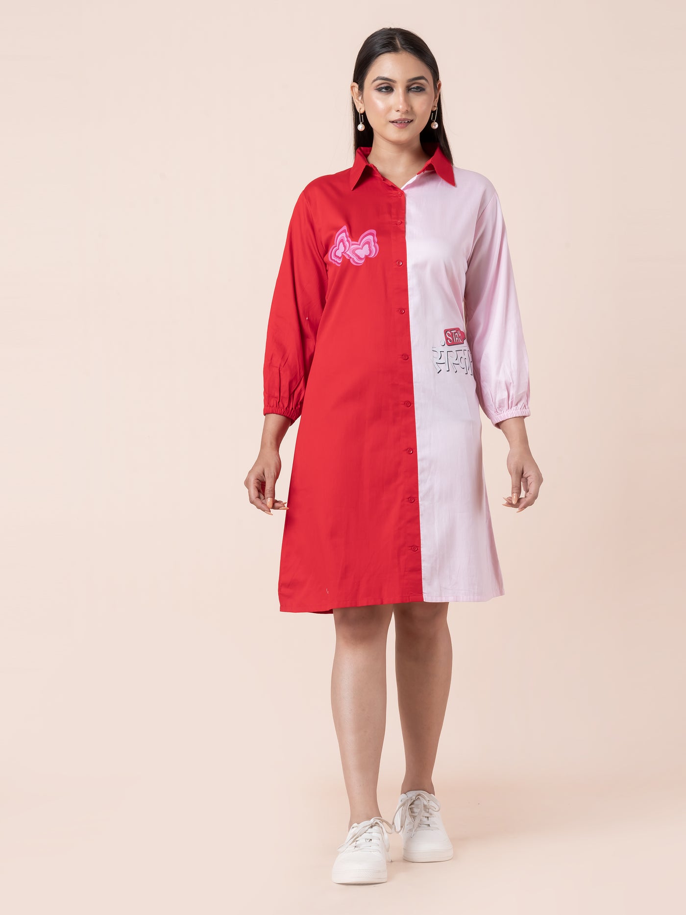 STAY संस्कारी-LONG DRESS