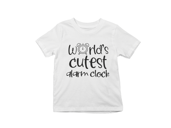 World's Cutest Alarm Kids T-Shirt